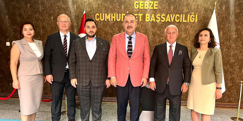 GOSB YÖNETİM KURULU, GEBZE CUMHURİYET BAŞSAVCISI METİN USLU'YU ZİYARET ETTİ
