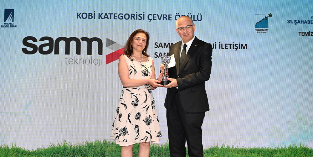 GÜLÇİÇEK KİMYA VE SAMM TEKNOLOJİYE ÇEVRE ÖDÜLÜ