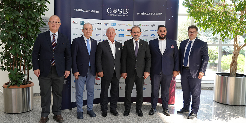 YILDIZ TEKNİK ÜNİVERSİTESİ REKTÖRÜ PROF. DR. EYÜP DEBİK VE REKTÖR YARDIMCISI PROF. DR. HÜSEYİN YILMAZ'IN GOSB ZİYARETİ
