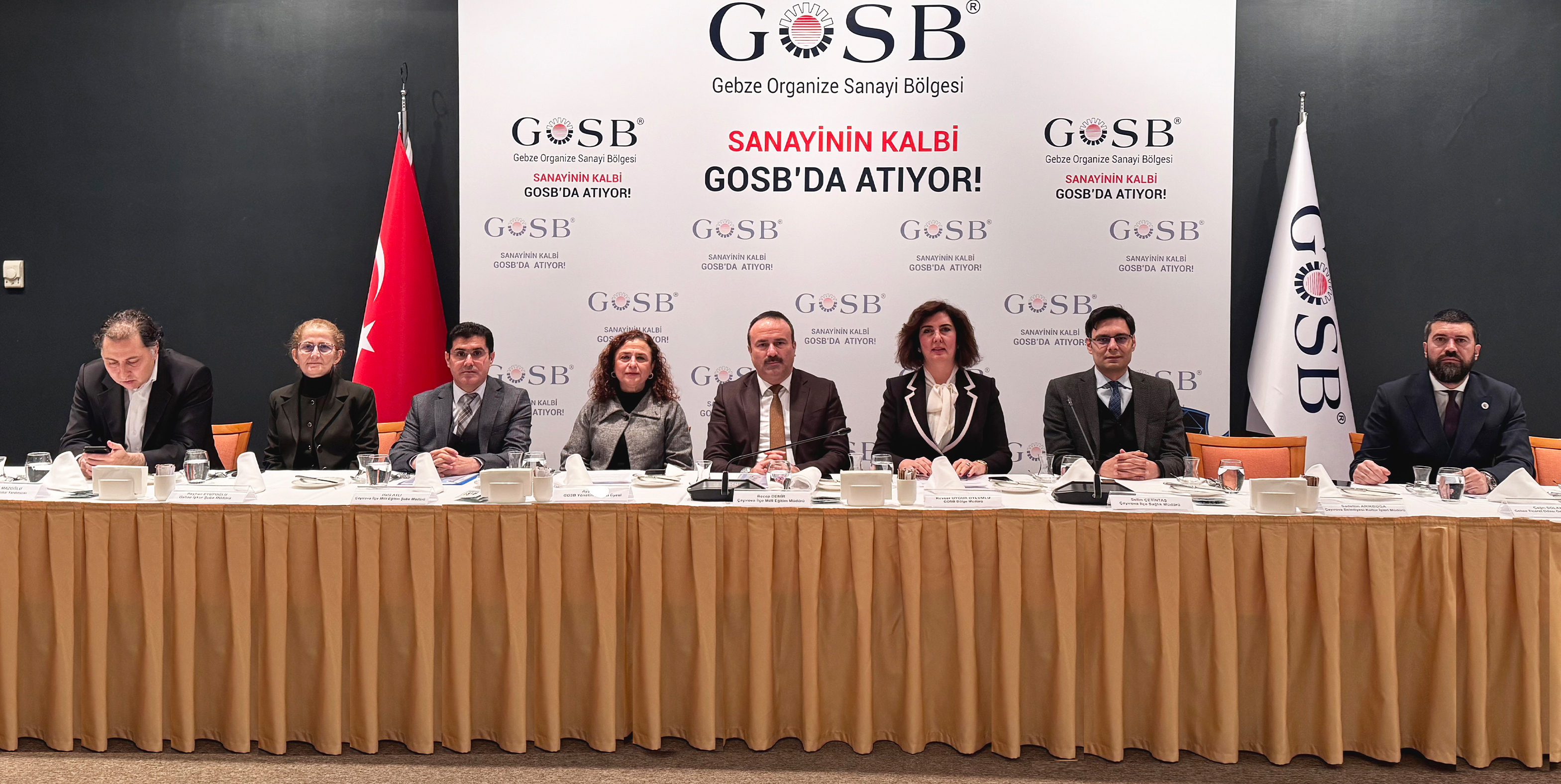 GOSB'DA MESLEKİ EĞİTİM İŞBİRLİĞİ TOPLANTISI GERÇEKLEŞTİRİLDİ